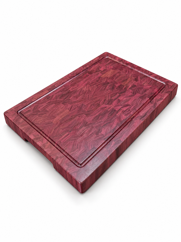 Purple Heart End-Grain Cutting Board
