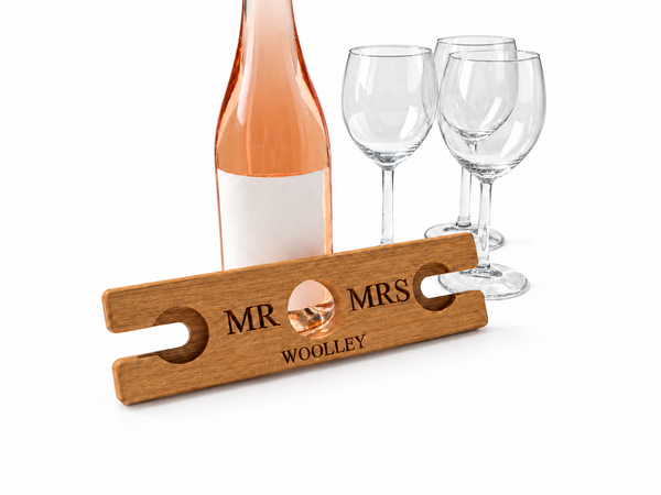 Oak Wine Caddy