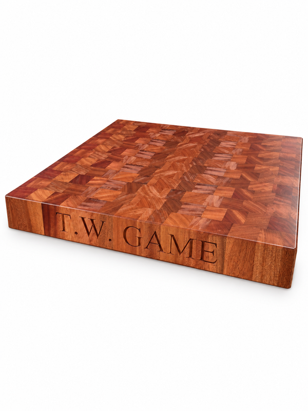 Sapele End-Grain Cutting Board